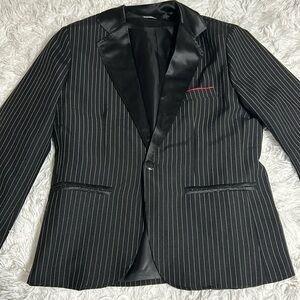 Pin stripe suit jacket